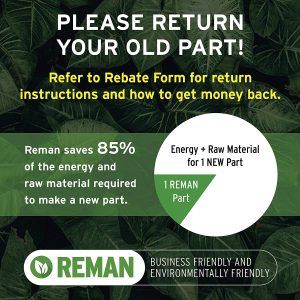 Environmentally Friendly Reman Parts